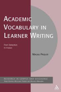 E-BOOK Academic Vocabulary in
Learner Writing
