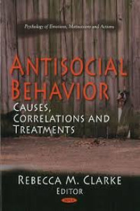 E-BOOK ANTISOCIAL BEHAVIOR: CAUSES,
CORRELATIONS AND TREATMENTS