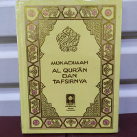 MUKADIMAH AL QUR'AN DAN TAFSIRNYA