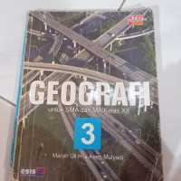 Geografi 3 untuk SMA dan MA  Kelas XI1