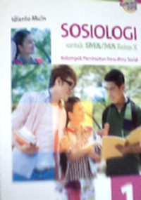 SOSIOLOGI UNTUK SMA/MA KELAS X