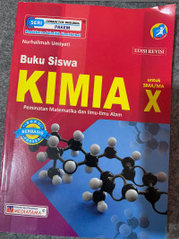 Buku Siswa Kimia Peminatan Matematika dan Ilmu-Ilmu Alam  untuk SMA/MA Kelas X