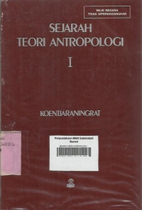 Sejarah Teori Antropologi 1