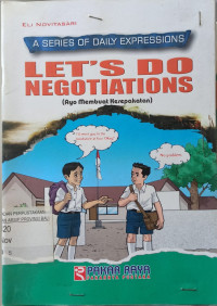 Lets Do Negotiations - Ayo Membuat Kesepakatan