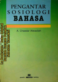 PENGANTAR SOSIOLOGI BAHASA