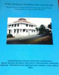 PERGERAKAN  PEMBAHARUAN ISLAM