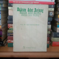 Hukum adat Rejang