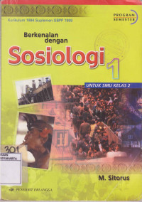 Berkenalan Dengan Sosiologi 1 Untuk SMU Kelas 2