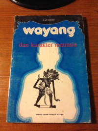 BUKU WAYANG DAN KARAKTER MANUSIA